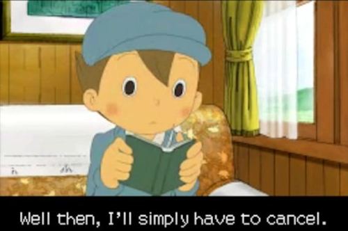 I wonder how did Layton keep his life organised before he met Emmy and Luke, and after Luke moved wi