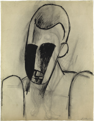 always-returning:  head of a man (pablo picasso, 1908)
