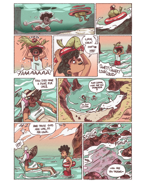 My exam comic! My last assignment of the semester which consisted in doing some worldbuilding and th