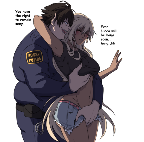 Yokou’s actually dating Lucca, one of Evan’s friends.He’s not actually a police man, he’s roleplaying. XDEvan and Youkou belong to me #weight gain#weightgain
