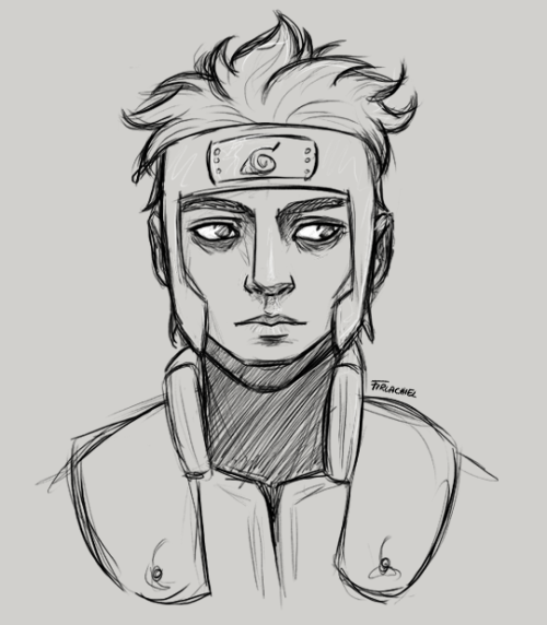 firlachieldraws:Haven’t posted anything in a while, so have some Naruto doodles:Shiranui Genma &