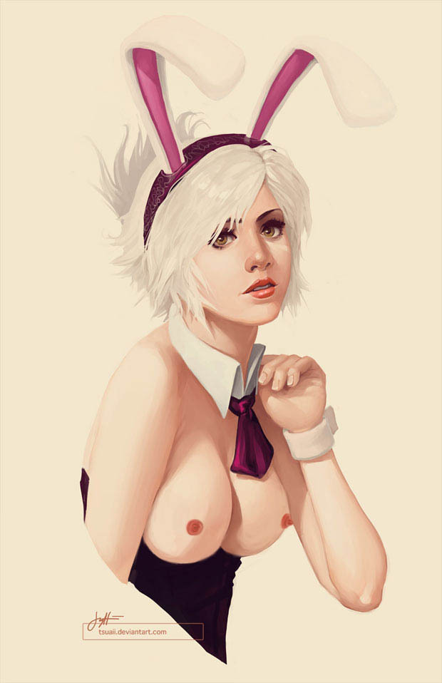 sexybossbabes:   Riven [ League of Legends ] NSFW - Edition // like the LoL champ ?