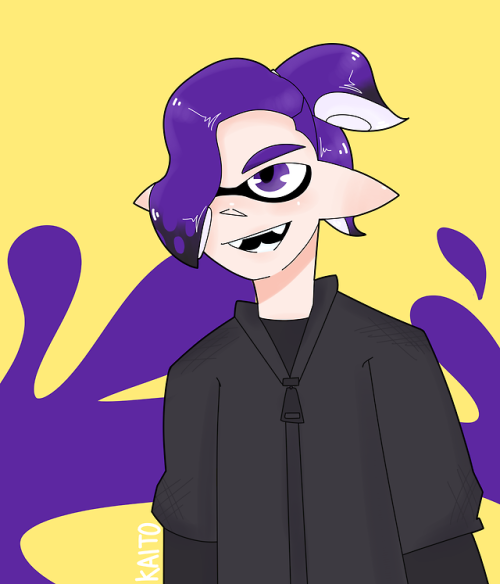 くコ:彡 My inkling boy Kaito くコ:彡