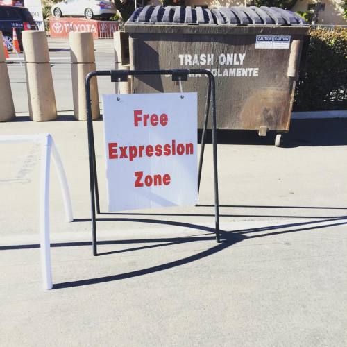 Still not sure what this was all about #freeexpressionzone