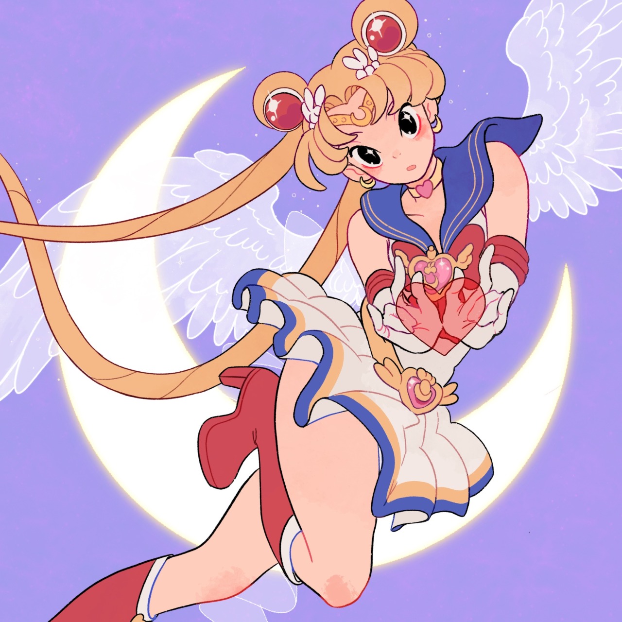 🌙tsuki🌙 on Twitter  Sailor chibi moon, Sailor moon fan art, Sailor moon  wallpaper
