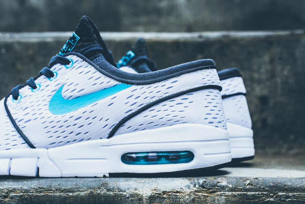 nock-nock-nock:  Nike SB Stefan Janoski Max “White/Clearwater”
