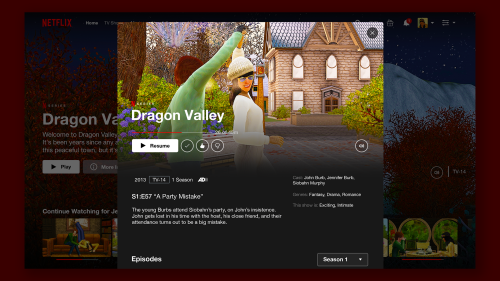 bunnybananasims: Dragon Valley, a Netflix Original SeriesOf course, I wouldn’t forget to make a Netf