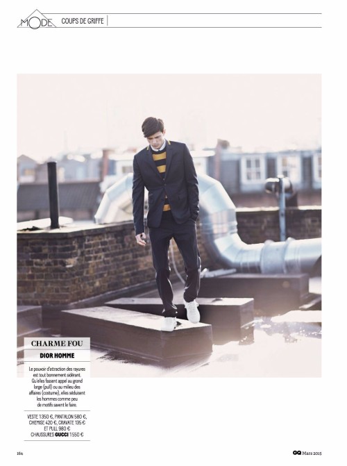 Coups de Griffes | GQ France March 2015Photographer: Julian BroadStylist: James Sleaford