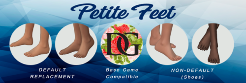 dallasgirl79: dallasgirl79:  Petite Feet - Default and Non-Default Feet How about some little piggie