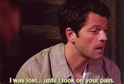 padaleckss:the sam winchester meme: ✯ favorite relationship/ships/interactions [4/8]“Hey, Castiel. U