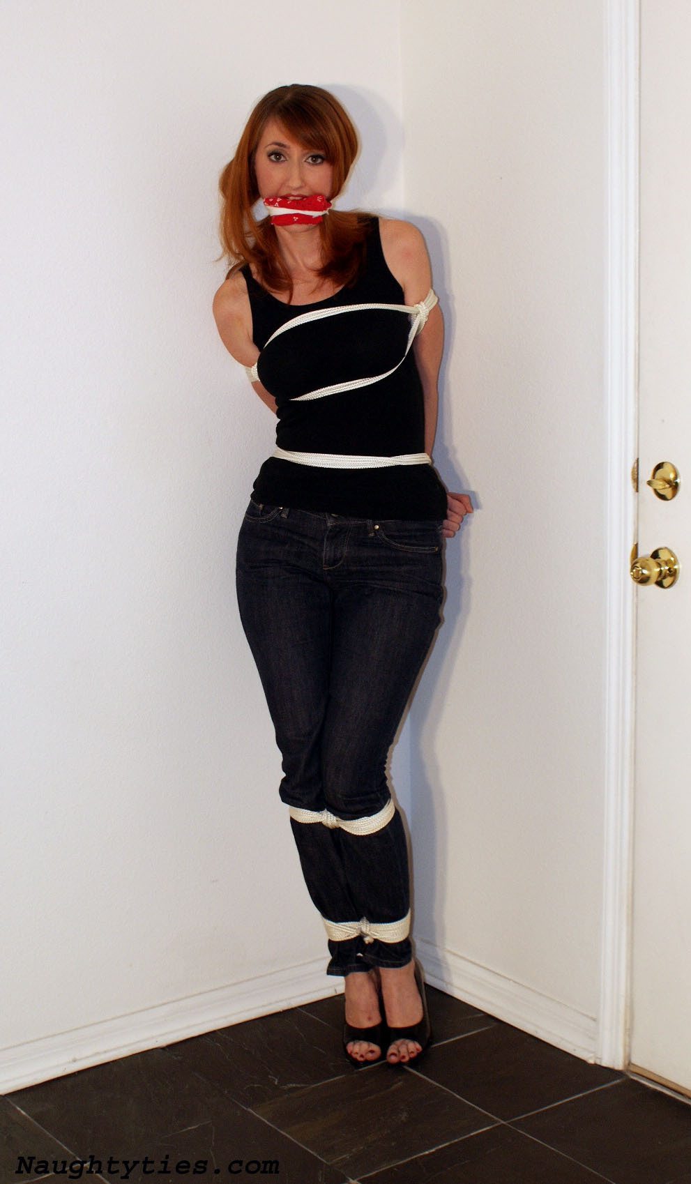 sensualhumiliation:  captive and exposed
