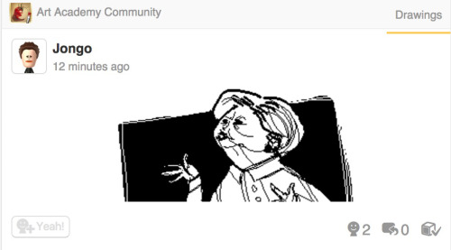 Presidential debate drawings done on Nintendo’s Miiverse