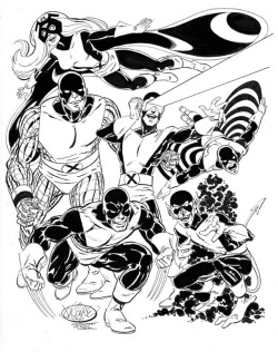 Johnbyrnedraws: “All-New All Different” X-Men In Original School Uniforms Commission