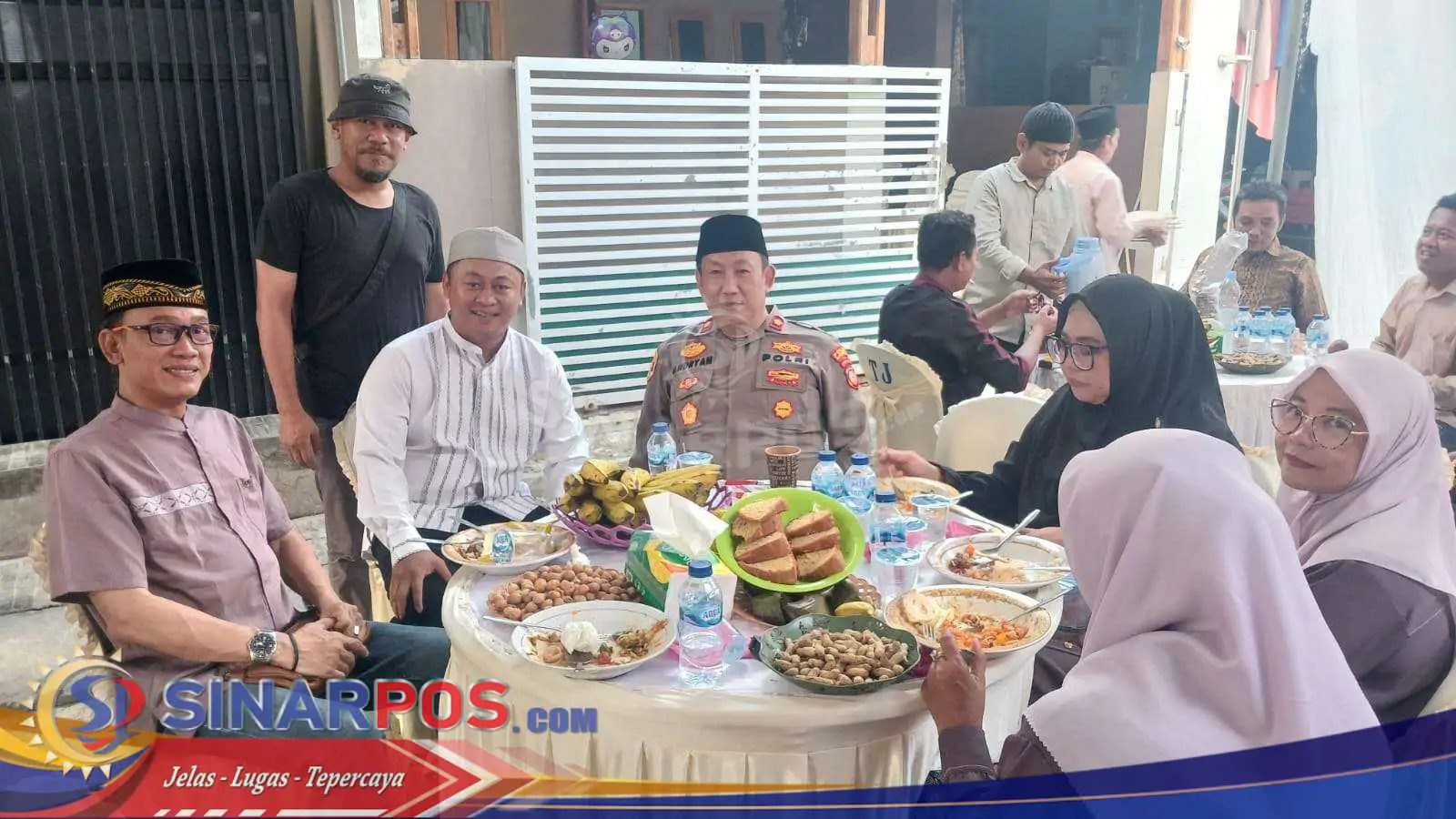 Kapolsek Klari Hadiri Walimatul Haji Personel Polsek Klari, Doakan Keberkahan Ibadah Haji