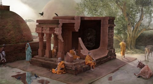 Digital reconstruction of a Buddhist temple in Sanchi, Madhya Pradesh by Sergio R. Aliste