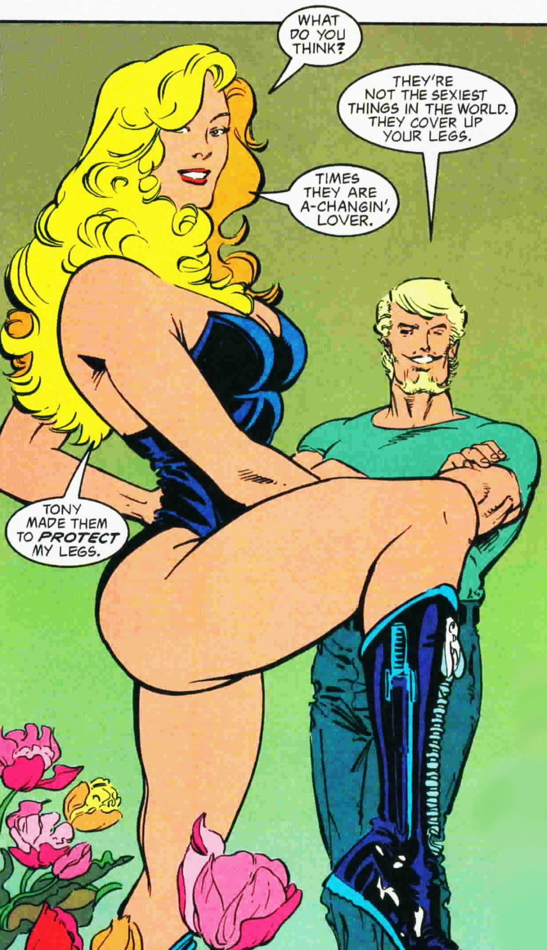 withgreatpowercomesgreatcomics:  Black Canary Vol. 2 #5 (1993)Written by Sarah E.