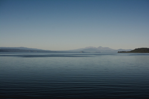 photographybywiebke:Lake Taupo, New ZealandThis lake sits in a giant volcanic caldera.