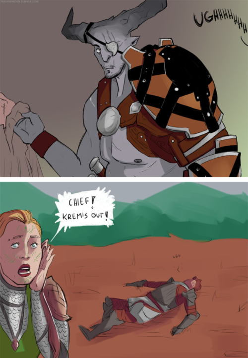 trashwarden: I think Bull is the kind of guy who takes every chance to make a joke