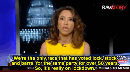 jadorexjaii:  nefertiti–edgeskinky:  11-11-1992:  i-lanoire:  11-11-1992:  micdotcom:  On the Monday edition of Fox and Friends, Fox News kicked off Black History Month with Crystal Wright mocking blacks as “slavish” to the Democratic Party and