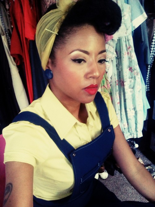 Lavetta Womack Owner of Stuck Up Betty’s an online vintage clothing store that sells pinup/roc