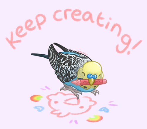 featheredadora:My favourite positivity birds from 2021!Thank you to everyone who has enjoyed my art this year - it’s bee