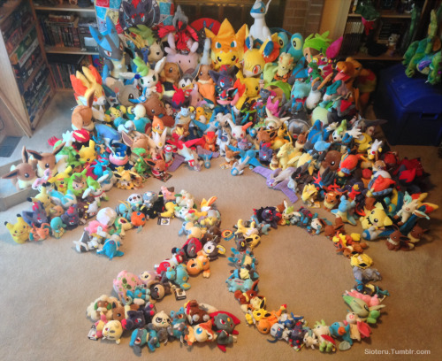 pokemon plush collection