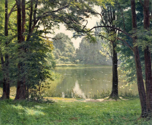 dappledwithshadow: Henri Biva(French, 1848 - 1929)