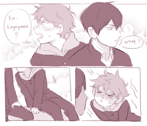 kimoidane: i’ll probably regret posting this.. kagehina always give me the stupidest ideasbonu