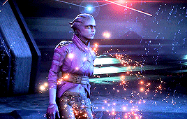 catradorea:Top 5 favorite Mass Effect: Andromeda characters: [1/5] Pelessaria “Peebee” B'Sayle“When 
