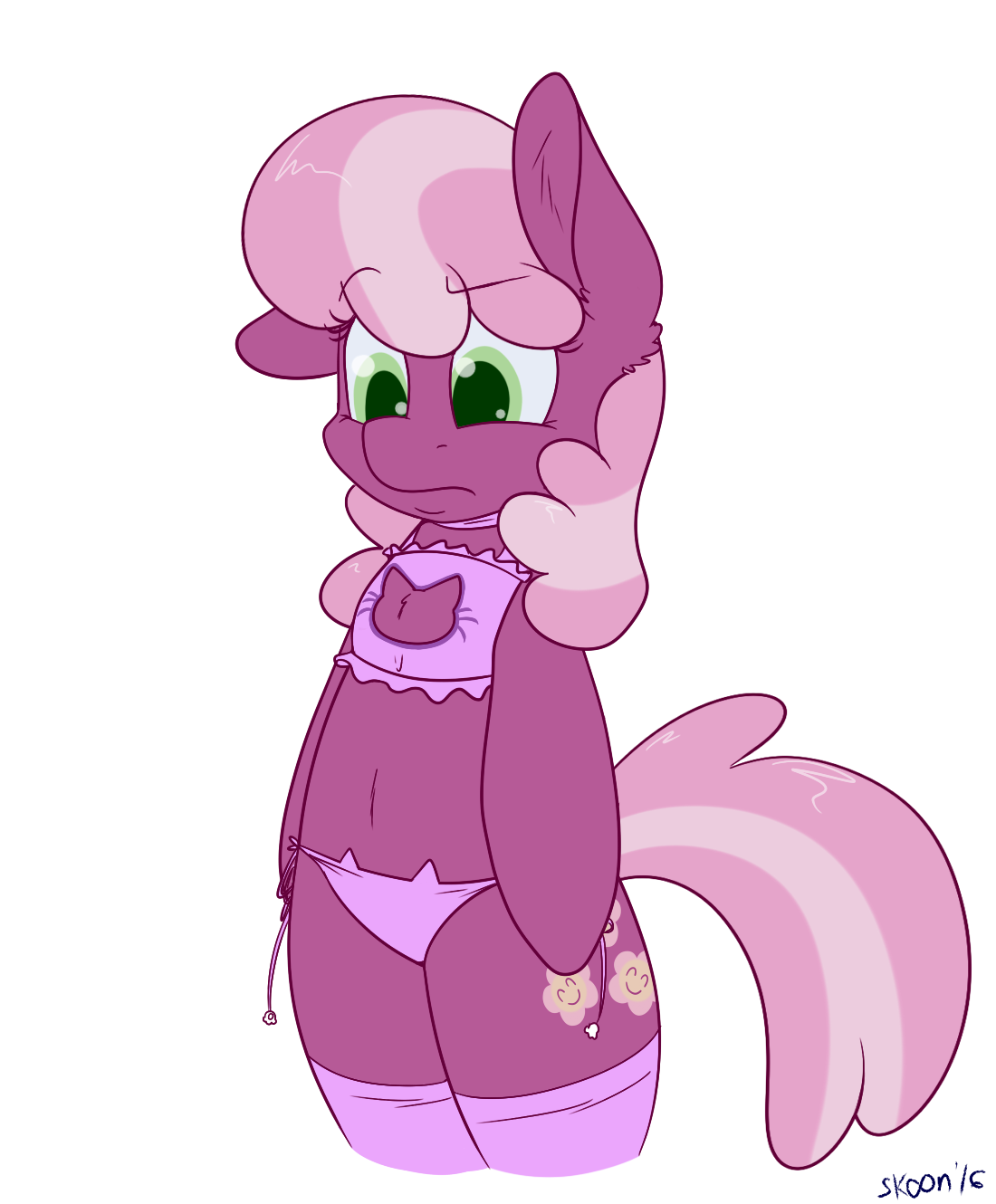 datcatwhatponiponi:She doesn’t even have boobers.X3