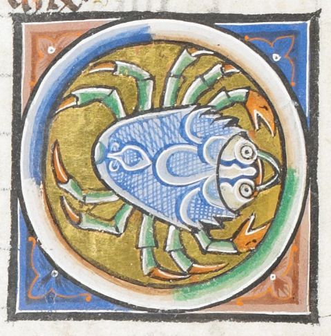 Symbols representing the Zodiac from The York PsalterFolios 1-5, Origin; England 1260Add MS 54179, I