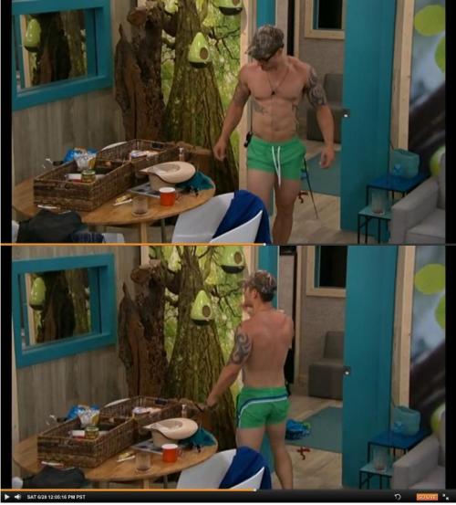 Some shots of Caleb in short shorts