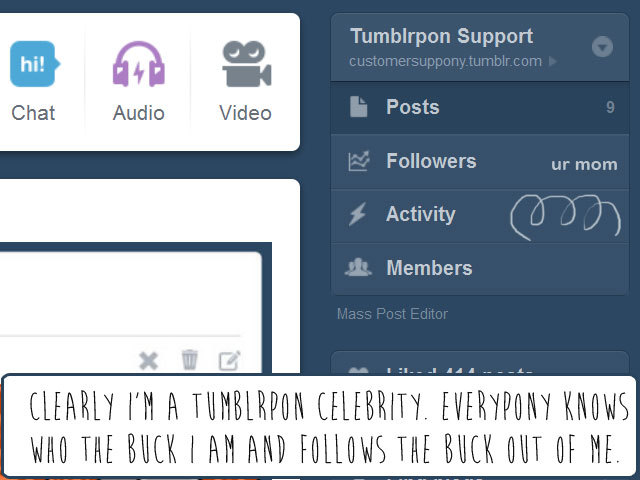 atthefrozenhorizon:  askcookieandbrann:  customersuppony:  I think it’s just a