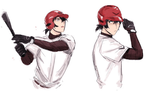 kittlekrattle:some voltron baseball AU doodles from twitter *:･ﾟ✧