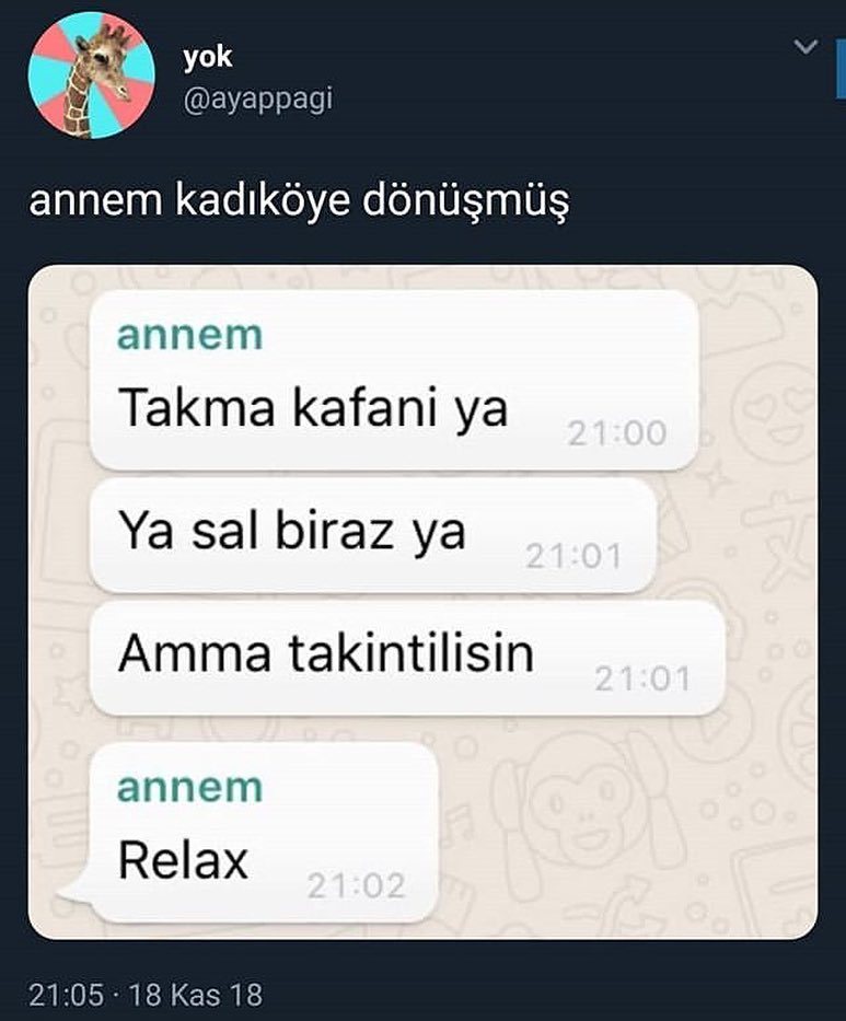 annem kadıköye...