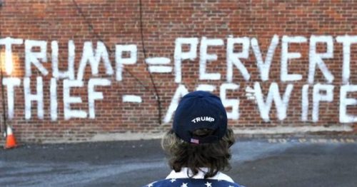 Trump Denver Offices Hit By Spray-Painted Graffiti in November 2016