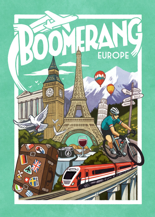 These last few months I’ve been hard at work doing illustrations for some new games - Boomerang: Aus