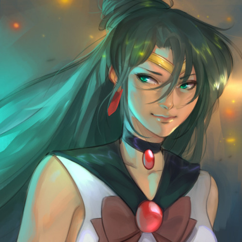 gaylor-moon:simzart:I finally finished the whole group of outer sailor senshi from #sailormoon! I st