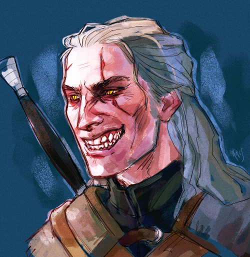 This quote reminded me of just how much love I have for toothy feral Geralt(The Last Wish)