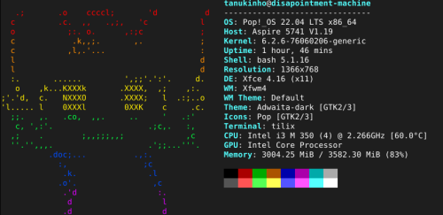 I Made A Small Mod For Hyfetch (which Is A Mod For Neofetch)hope You Guys Like It