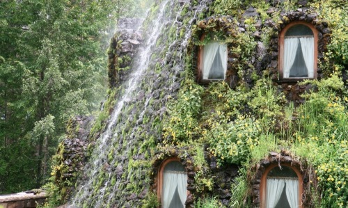 voiceofnature:Magic Mountain LodgeThis hotel is located in Huilo Huilo, a Natural Reserve in Chile. 
