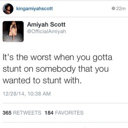 ctron164:  theboywithac:  Amiyah Scott is