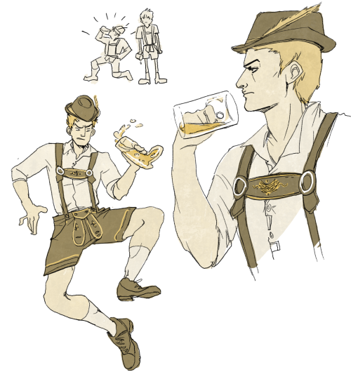 armins-secret-armin-rp-blog:  ayapus:  based on a conversation about how Reiner would make a better cliched German than Eren anytime  FUCK 