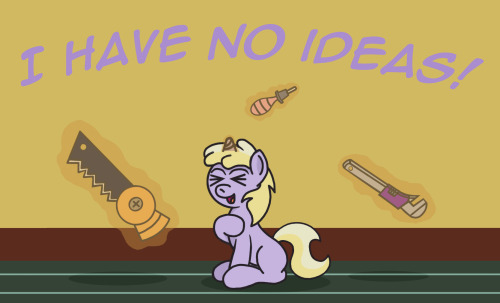 ask-dinky-dawberry-doo:  Alicorn Muffin Arc #12 9/10 Lock of Earth Pony Mane  3/4 Bundle of Pegasus Feathers  2/1 Bottle of Alicorn’s Tears Fortunately, It only took me 4 minutes and 52 seconds to complete my extreme feather extraction.  Which tool