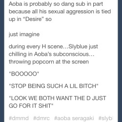 mindfrickerseragaki:  Slyblue vs Aoba with those H scenes （≧∇≦）