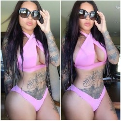dopegirls2015:  My LA girl Bikini 👙 Tatts 💉 pic @brittanya187