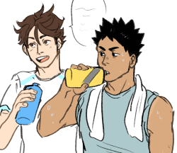 scionoflegends:  iwaizumi is the perfect senpai and all the underclassmen have a crush on him. go go seijouand extra: