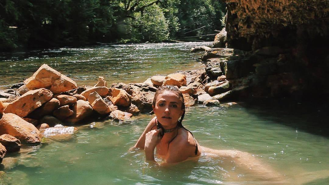 soakingspirit: candacefaithgilbert Lowest of the hot springs nestled within the North