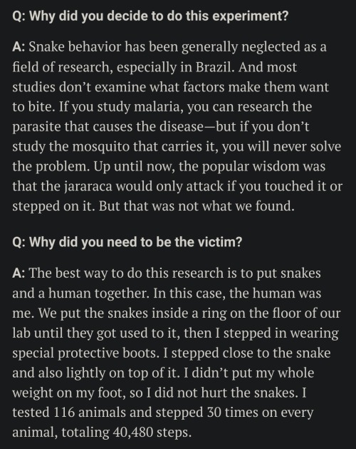 Submitter Comment: I'd Like To Submit This '[s]tudy Of Defensive Behavior Of A Venomous Snake As A New
