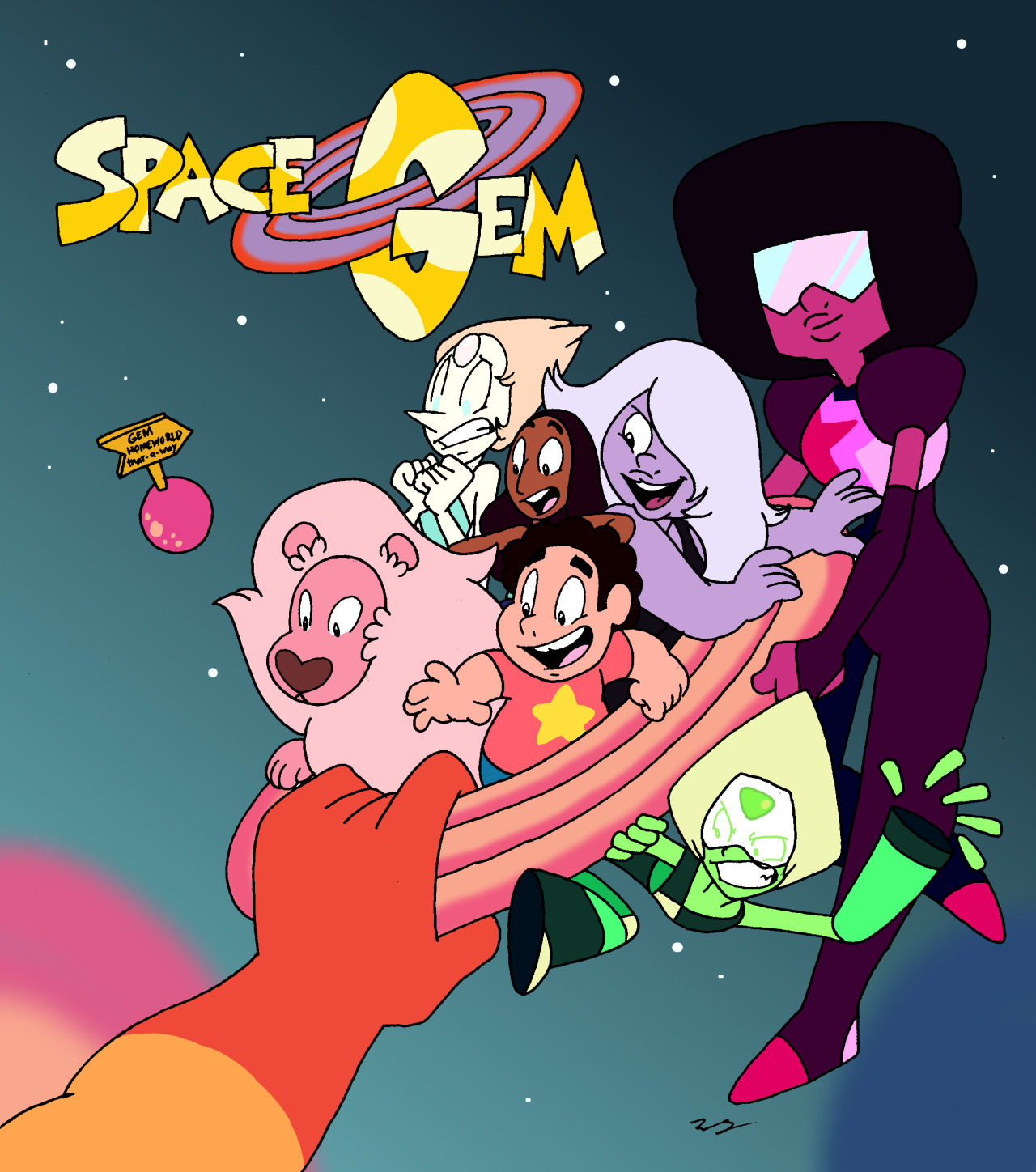jbwarner86:  My first attempt at Steven Universe fan art. I think this one kinda